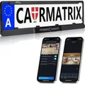 CARMATRIX Solar Auto WLAN Rückfahrkamera KI Personenerkennung