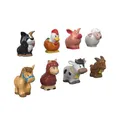 Fisher-Price GFL21 - Little People Bauernhof-Set, 8 süße Tierfiguren für den Bauernhof, Spielzeug Geschenk für Kinder ab 1 Jahr