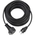 10.00m Brennenstuhl Verlängerungskabel Schutzkontakt Stecker auf Schutzkontakt Buchse Schwarz IP44