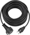 Brennenstuhl Qualitäts-Gummi-Verlängerungskabel 10m IP44 Kabel außen schwarz