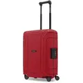 Redolz Essentials 15 4-Rollen Kabinentrolley 55 cm mit Dreipunkt-Verschluss  rot