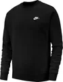 Nike Herren M NSW CLUB CRW BB 804340 Long Sleeved T-shirt, schwarz (black/White), XL