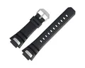 CASIO Uhrenarmband 16mm Kunststoff Schwarz GS-1100