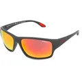 O'NEILL ONS 9023 2.0 Herren-Sonnenbrille Vollrand Eckig Kunststoff-Gestell, schwarz