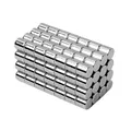Strong Magnets Neodym Magnet - Rund 5 x 5 mm - 10 Stück - Extra stark, hält bis 800g - Für Magnettafel, Kühlschrank, Whiteboard, Pinnwand, Büro