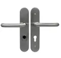 Häusler Onlinehandel GmbH Türbeschlag Wohnungstür Schutzbeschlag 1586 U-Form WE-72mm ES1 Dr/Dr, Stahleinlage im Innen- und Außenschild