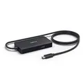 Jabra PanaCast USB-Hub für den Anschluss über USB-C. Mehrere Kabelausgänge ermöglichen den Anschluss all Ihrer Geräte über einen einzigen USB-C-Anschluss