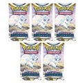 Pokemon Silberne Sturmwinde 5x Booster - DEUTSCH (je 10 Karten) NEU & OVP!