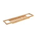 Wenko-Wenselaar GmbH & Co. KG WENKO Badewannenablage Bambusa aus Bambus, Badewannenbrücke, Elegantes Badewannentablett aus hochwertigem, widerstandsfähigem Bambus, 1 Stück 24750100