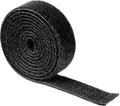 Hama Klettband beidseitig, universell, 1,9 x 100 cm, Schwarz Klettkabelbinder Schwarz 1St.