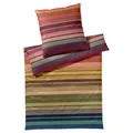REMEMBER Bettwäsche Ascona Mako Satin Baumwolle, 2 teilig, mit Reißverschluss 155 x 220 cm