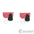 2X FEBI ACHSMANSCHETTEN SATZ HINTEN VORNE passend für AUDI 100 80 90 A1 A2 A3 A4