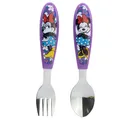 Minnie mouse - 2 Pcs Elliptical Metallic Cutlery ( spoon and For (US IMPORT) NEU