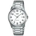 Casio Herren Analog Quarz Uhr mit Edelstahl Armband (A211)