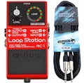 Boss RC-1 Loop Station Looper-Pedal + keepdrum Gitarren-Kabel 3m