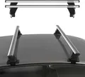 Menabo Dachträger Grundtäger für Alfa Romeo 147 3tür 2000-2010 50kg Alu Grau 2x
