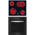 Miele Herdset  H 2459 E Active Obsidianschwarz + KM 6013