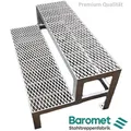 2 Stufen Stahltreppe Außentreppe Freistehend Breite 60 cm Höhe 40 cm verzinkt - Silber