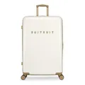 SUITSUIT Koffer Groß 76 cm - Hartschalen Reisekoffer mit Rollen - TSA-Schloss - 94 L - Fusion White Sawn