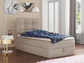 Sofnet Boxbett Best Mini (mit Bettkasten, Bonell-Matratze und Topper), Einzelbett, Polsterbett mit Kopfteil, Boxspringbett, Kinderbett