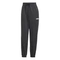 Adidas Women's Essentials LINEAR French Terry Cuffed Pants, Black/White, XS