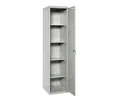 Simonrack Mehrzweckschrank, zerlegt, 1 Tür, 4 Einlegeböden, Grau/Grau, 1800 x 400 x 500 mm – Mehrzweckschrank aus Metall