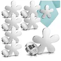 com-four® 8X Tischdeckenbeschwerer - Tischtuchgewichte aus Edelstahl - schwere, magnetische Tischtuchklammer