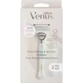Gillette Venus Rasierer für Haut und Schamhaar, Rasierer für Damen – 2 Klingen
