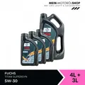 Fuchs Titan Supersyn 5W-30 MB Renault VW BMW Opel Motoröl 4+3 Liter = 7 Liter