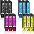 12er Pack Druckerpatronen 16 16XL kompatibel mit Epson WF-2660