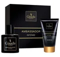 Gisada Pflege-Geschenkset Gisada Ambassador Intense Geschenkset – EdP + Shower Gel, 2-tlg., Set mit Duft & Pflege – frische Würze trifft holzige Intensität