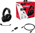 HyperX Cloud III S – Gaming-Headset, Multiplattform, 2,4 GHz, Bluetooth, Schwarz