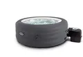 Intex 28482 - Whirlpool aufblasbar Simple Spa, 4 Personen, 100 Düsen, Heizung, Grau, ⌀ 196x66 cm
