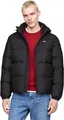 Tommy Jeans Herren Pufferjacke Essential Down Jacket Warm, Schwarz (Black), XL