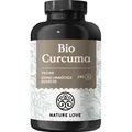 NATURE LOVE Bio Curcuma - 240 Kapseln - mit Curcumin aus Kurkuma und Piperin aus schwarzem Pfeffer