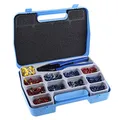 RS PRO Crimp Set 800 Stück Isolierte Anschlussklemmen Zinn Kontakt