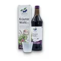 Aronia ORIGINAL Bio Kräuter Wohl 700 ml - nach Hildegard von Bingen -Nahrungsergänzungsmittel mit Polyphenolen, Bitterstoffen, Mangan und OPC - Aroniasaft + Kräuter (Galgant, Süßholzwurzel, Zistrose)