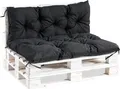 Palettenauflage Palettenkissen Kissen Palettensofa Euro Paletten Polster MH-TMPA Schwarz
