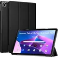 Fintie Hülle für Lenovo Tab M10 Plus (3rd Gen) 10,6 Zoll 2022 TB125/TB128, Ultradünne Flip Case Cover mit Auto Schlaf/Wach Ständer Funktion fü... - Schwarz