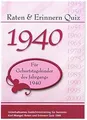 Raten und Erinnern Quiz 1940 - Für Geburtstagskinde... | Buch | Zustand sehr gut