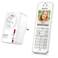 AVM FRITZ!Fon C4 Telefon (Farbdisplay, beleuchtete Tastatur) weiß und AVM FRITZ!DECT Repeater 100 Set (Erhöht DECT-Reichweite)