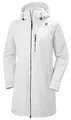 Helly Hansen Damen W Long Belfast Jacke, Weiß, M