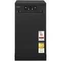 Exquisit Geschirrspüler GSP59109-451D schwarz | 9 Maßgedecke | 4 Programme | Eco 10 L | Startzeitvorwahl | LED-Anzeige | Aquastop - Schwarz