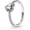 Pandora Silberring Damen-Elevated Heart silberfarben 52/16,6