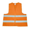 PETEX Sicherheitsweste, Warnweste nach DIN EN 20471, Größe: L in orange
