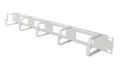 Stalflex Kabelmanagement Kabel Organizer 19 Zoll 1U - Hergestellt aus Stahl - Cable Management für Drähte, Kabelbänder - Halten Sie Ihren Netzwerkschrank Sauber und Aufgeräumt