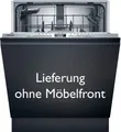 SIEMENS vollintegrierbarer Geschirrspüler iQ300 SN63EX04TE, 13 Maßgedecke, Automatische Türöffnung für Effizienz, infoLight, flexible Körbe