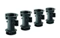 Hettich Sockelverstellfuß-Set Kunststoff 25 x 100-120 mm schwarz