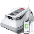 ECOVACS Goat G1-800 Mähroboter 800㎡ ohne Begrenzungskabel, vollautomatischer kartierender Rasenroboter, Ultra-Weitband+Vision+GPS-Positionierung, 16-Zonen-Management, intelligente Hindernisvermeidung