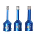 BRSCHNITT Diamant Fliesenbohrer 6 8 10mm - 3 stücke M14 Diamantbohrer Lochsäge für Fliesen Porzellan Keramik Marmor Granit Bohrungen